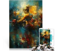 Puzzles pour Adolescents de 2000 pièces Femme soulevant des Poids Art Abstrait Jeux de détente Décoration Parfaite 70x100cm