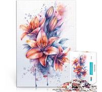 Puzzles pour Adolescents de 2000 pièces Fleur à l'aquarelle Défi Difficile pour soulager Le Stress Jeu de défi Unique 70x100cm