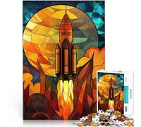 Puzzles pour Adolescents de 2000 pièces Lancement d'une fusée Spatiale Jouets éducatifs Car C'est Un pour Toute la Famille 70x100cm