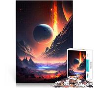 Puzzles pour Adolescents de 2000 pièces Paysage du Flux de l'univers Jeu de Quiz Décoration Murale, Cadeaux Uniques pour Anniversaire et Noël 70x100cm