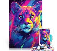 Puzzles pour Adolescents de 2000 pièces Puma Néon pour Le Jeu éducatif Challenge Toy Décoration d'intérieur et Cadeaux Uniques 70x100cm
