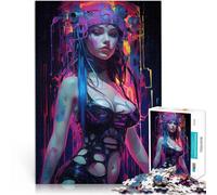 Puzzles pour Adolescents de 2000 pièces Punk Girl n°7 Compétition de Vitesse Manuelle Cadeau d'anniversaire, Cadeaux, décoration Murale 70x100cm
