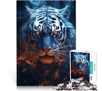 Puzzles pour Adolescents de 2000 pièces Tigre céleste Cosmique Jeu Familial Anti-Stress Défi Difficile Super Cadeau 70x100cm