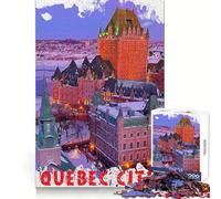 Puzzles pour Adolescents de Québec, 1000 pièces, renforce Les Souvenirs, Passe Un Moment paisible, qualité supérieure, Cadeau Classique (38x52cm)