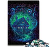 Puzzles pour Adolescents Dead House Convient aux Enfants de 14 Ans et Plus Jeu de Jouets intellectuels Jeu éducatif pour Anniversaire et Noël 50x75cm