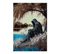 Puzzles pour Adolescents Death Amid Life Puzzles pour Adultes, Jouet, Décoration Murale, Décoration Intérieure, Défi À Réaliser 38x26cm/1000pcs