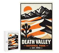 Puzzles pour Adolescents Death Valley National Park Poster Casse-têtes pour Adolescents - Jeu De Réflexion - Améliore La Mémoire - Cadeaux De Noël Et d'anniversaire