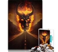 Puzzles pour Adolescents Démons de l'enfer 1000 pièces, Jeu éducatif pour Anniversaire, Noël et jusqu'à 14 Ans 26x38cm