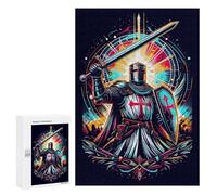 Puzzles pour Adolescents Deus Vult Puzzles pour Adultes, Jouets Anti-Stress, Difficile, Cadeau d'anniversaire, Cadeaux, 300 PCS