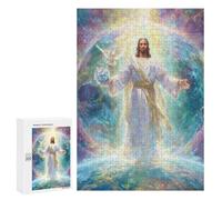 Puzzles pour Adolescents Divine Light of Creation Puzzle Anti-Stress pour Adolescents Chaque Pièce Est Unique - Idéal comme Cadeau pour Toute La Famille 300 PCS