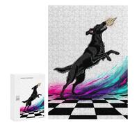 Puzzles pour Adolescents Dog Catching Planet Puzzles pour Adultes, Jouets Anti-Stress, Difficile, Cadeau d'anniversaire, Cadeaux, 300 PCS