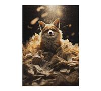 Puzzles pour Adolescents Dollar Bills Red Fox Luxe Puzzle pour Adultes : Jeu Manuel Amusant Et Stimulant, 38x26cm/1000pcs