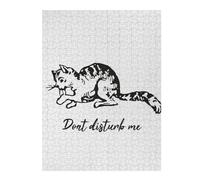 Puzzles pour Adolescents Dont Disturb My Cat Puzzles pour Adultes, Jeu Familial, Course De Vitesse Manuelle, Cadeaux d'anniversaire Uniques 52x38cm/1000pcs