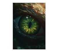 Puzzles pour Adolescents Dragon Eye Close-Up-2 Puzzle Familial - Améliore La Mémoire - Cadeau d'anniversaire Et Cadeau Unique 38x26cm/1000pcs