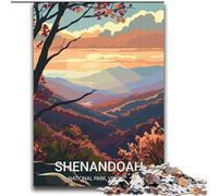 Puzzles pour Adolescents du Parc National de Shenandoah, Jouets de Divertissement Familial, idéal comme Cadeau pour Toute la Famille à partir de 14 Ans (75x100cm)