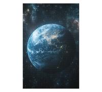 Puzzles pour Adolescents Earth from Space Puzzle pour Adultes, Jeu Manuel, Course De Vitesse, Cadeau d'anniversaire, Cadeaux, 1000pcs(75x50cm)