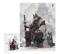 Puzzles pour Adolescents Edo Lonely Wolf Puzzles pour Adultes, Jeux en Famille, Découpe De Précision, Difficile Et Stimulant 500 PCS