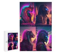 Puzzles pour Adolescents Egyptian Mythology Art Puzzles pour Adolescents - Décoration Murale - Cadeau Unique pour Anniversaire Et Noël