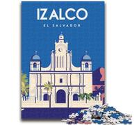 Puzzles pour Adolescents El Salvador 1000 pièces, Jeux éducatifs, décoration Murale, Cadeaux d'anniversaire et de Noël Uniques (26x38cm)