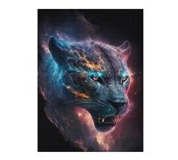 Puzzles pour Adolescents Electric Tiger Portrait Puzzles pour Adultes Jeux Amusants pour Toute La Famille Jeux Stimulants Cadeaux 52x38cm/1000pcs