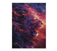 Puzzles pour Adolescents Electric Tiger Roar Puzzle pour Adultes, Jeu Manuel, Course De Vitesse, Cadeau d'anniversaire, Cadeaux, 1000pcs(52x38cm)