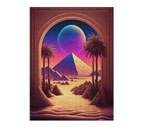 Puzzles pour Adolescents Electronic Eden Oasis Puzzle pour Adultes, Jouet Anti-Stress, Cadeau d'anniversaire Idéal 52x38cm/1000pcs