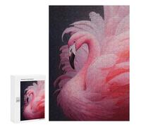 Puzzles pour Adolescents Elegant Pink Flamingo Puzzles pour Adultes - Jeu Manuel - Niveau De Difficulté Élevé - Idée Cadeau Originale pour Un Anniversaire 300 PCS