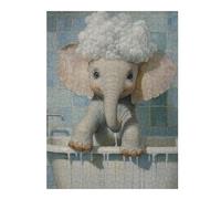 Puzzles pour Adolescents Elephant Bath Time Puzzles pour Adultes : des Jouets À Monter Soi-même, Amusants Et Originaux, Parfaits pour Un Anniversaire Ou Noël