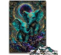 Puzzles pour Adolescents Éléphant mystérieux pour et à partir de 14 Ans Jeu Pratique Jeu de Noël Cadeaux 26x38cm