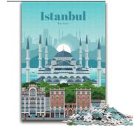 Puzzles pour Adolescents en Visite en Turquie, Jouets éducatifs et Anti-Stress, pour renforcer l'amour Entre Couples, 75x100cm