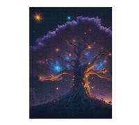 Puzzles pour Adolescents Enchanted Celestial Tree -1 Jeux De Puzzle en Famille Découpe De Précision Cadeaux Uniques pour Anniversaire Et Noël