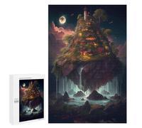 Puzzles pour Adolescents Enchanted Floating Island -1 Puzzles pour Adolescents - Décoration Murale - Cadeau Unique pour Anniversaire Et Noël