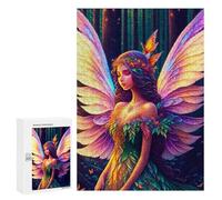 Puzzles pour Adolescents Enchanted Forest Fairy Wings Puzzles pour Adultes À Monter Soi-même, Décorations Murales, Idées Cadeaux pour Toute La Famille 300 PCS