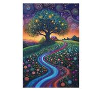 Puzzles pour Adolescents Enchanted Garden Pathway Puzzle pour Adultes, Jeu Manuel, Course De Vitesse, Cadeau d'anniversaire, Cadeaux, 1000pcs(75x50cm)