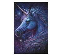 Puzzles pour Adolescents Enchanted Unicorn Fantasy Art Print Jeu De Puzzle Familial, Cadeau d'anniversaire Ou De Noël 1000pcs(75x50cm)
