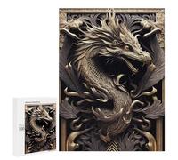 Puzzles pour Adolescents Epic Ancient Dragon Puzzles pour Adultes, Jeu Manuel, Course De Vitesse, Activités Amusantes À La Maison, 500 PCS
