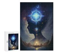Puzzles pour Adolescents Esoteric Zen Universe V10 Puzzle pour Adultes Jeux en Famille Une Œuvre d'art Interaction Parent-Enfant 300 PCS