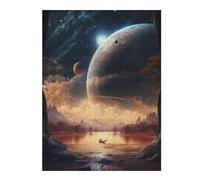 Puzzles pour Adolescents Exoplanet Hyperion Terra Puzzles pour Adultes, Jouets, Décoration Murale, Cadeaux Et Idées Cadeaux Uniques pour Anniversaires 52x38cm/1000pcs