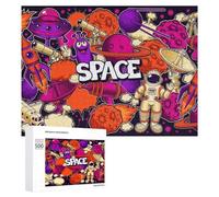 Puzzles pour Adolescents Exploring The Wonders of Space Puzzles pour Adultes Jouets Anti-Stress Vacances À La Maison Passer Le Temps Interaction Parent-Enfant 500 PCS