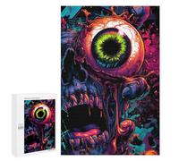 Puzzles pour Adolescents Eye-Catching Horror Artwork Puzzle Anti-Stress pour Adolescents Chaque Pièce Est Unique - Idéal comme Cadeau pour Toute La Famille 1000 PCS