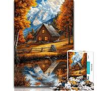 Puzzles pour Adolescents Fall Farm, Difficiles et stimulants, Chaque pièce est Unique - Jeu Familial Stimulant et Amusant adapté aux Enfants de 14 Ans et Plus 38x26cm