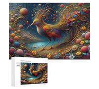 Puzzles pour Adolescents Fantasy Bird in Amazon Rainforest Puzzles pour Adultes Jouets Anti-Stress Vacances À La Maison Passer Le Temps Interaction Parent-Enfant 300 PCS