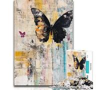 Puzzles pour Adolescents Fantasy Butterfly 1000 pièces Puzzles pour Adolescents et Adultes Design Dynamique et Unique Expérience de Puzzle relaxante et stimulante 38x26cm
