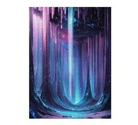 Puzzles pour Adolescents Fantasy Cave Crystal Puzzle Familial - Améliore La Mémoire - Cadeau d'anniversaire Et Cadeau Unique 52x38cm/1000pcs