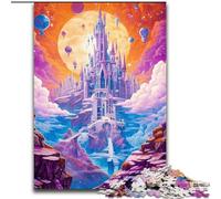 Puzzles pour Adolescents Fantasy City Towers Clouds, Jeux éducatifs pour la décoration de la Maison, idéal comme Cadeau pour Toute la Famille (Taille 26x38cm)