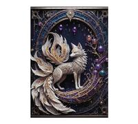 Puzzles pour Adolescents Fantasy Nine Tailed Fox Puzzles pour Adultes : des Jouets À Monter Soi-même, Amusants Et Originaux, Parfaits pour Un Anniversaire Ou Noël