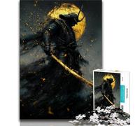 Puzzles pour Adolescents Fantasy Ninja Warrior Puzzles Adultes 1000 pièces Jeu Familial Anti-Stress défi Difficile Cadeaux du Père Noël Secret (50x75cm)
