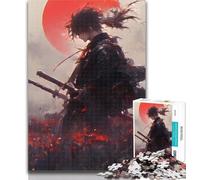 Puzzles pour Adolescents Fantasy Ninja Warrior Puzzles pour Adultes 1000 pièces, idéal comme Cadeau pour Toute la Famille pour Les Enfants de 14 Ans et Plus 26x38cm