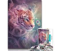 Puzzles pour Adolescents Fantasy Tiger, 1 000 pièces, pour Adultes et Adolescents, Jouets éducatifs, Jeux Anti-Stress, Collection d'artistes, Beaux-Arts 50x75cm