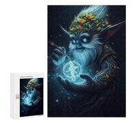 Puzzles pour Adolescents Fantasy Wizard Holding Magic Circle Casse-tête pour Adolescents : Analyse Et Logique, Difficile Et Stimulant, Idéal comme Cadeau 300 PCS